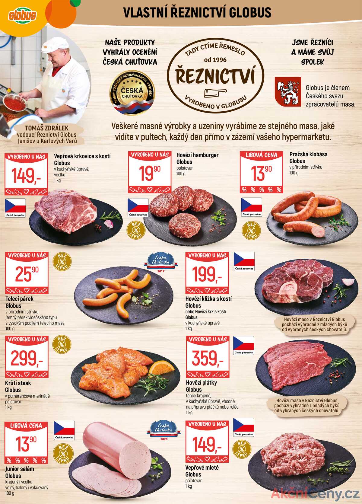 Akční leták Globus 17.9. - 23.9.2025 - Globus Jenišov u Karlových Varů strana 8