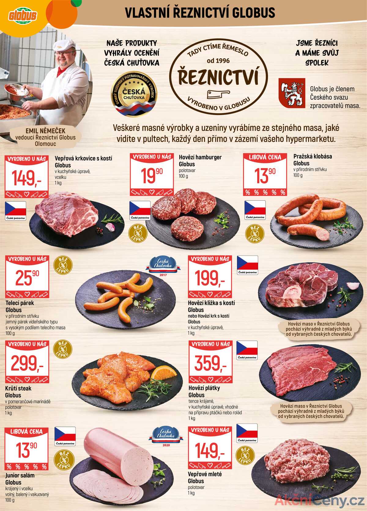 Akční leták Globus 17.9. - 23.9.2025 - Globus Olomouc strana 8
