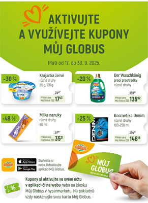 Akční leták Globus 17.9. - 23.9.2025 - Globus Olomouc