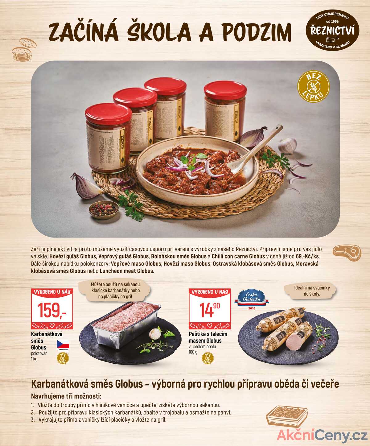 Akční leták Globus 17.9. - 5.10.2025 - Globus Pardubice strana 5