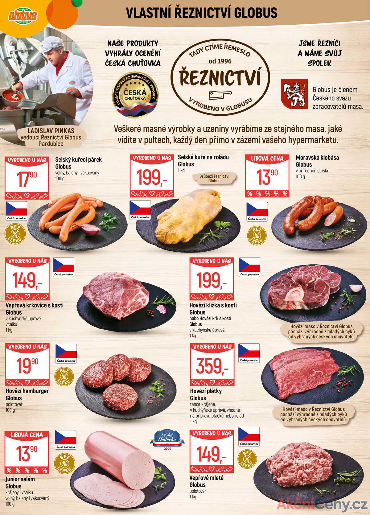 Akční leták Globus 17.9. - 23.9.2025 - Globus Pardubice strana 8