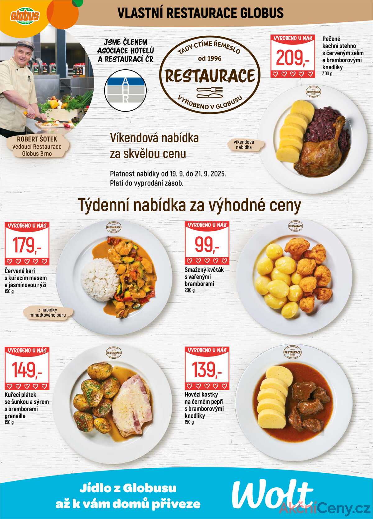 Akční leták Globus 17.9. - 23.9.2025 - Globus Brno Ivanovice strana 10