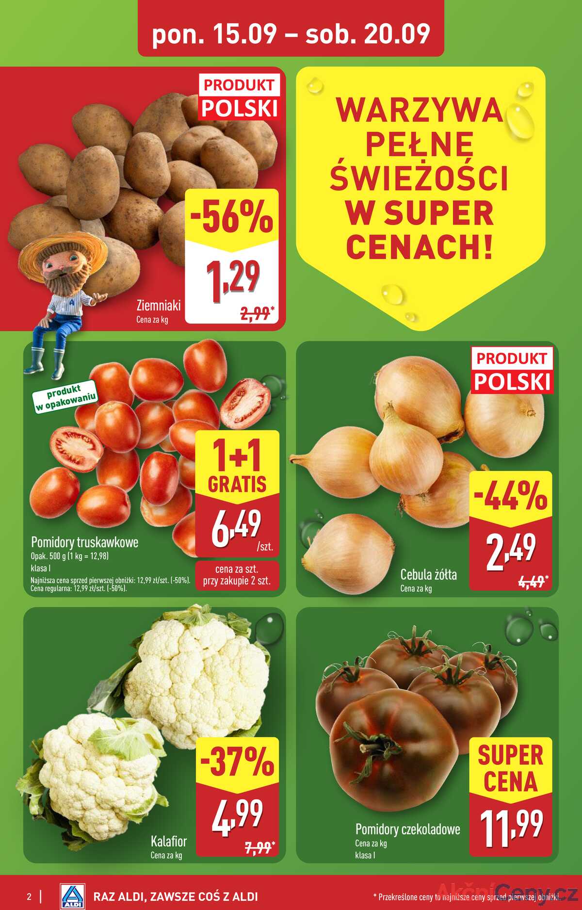 Leták Aldi Polsko 15.9.-20.9.2025 strana 2