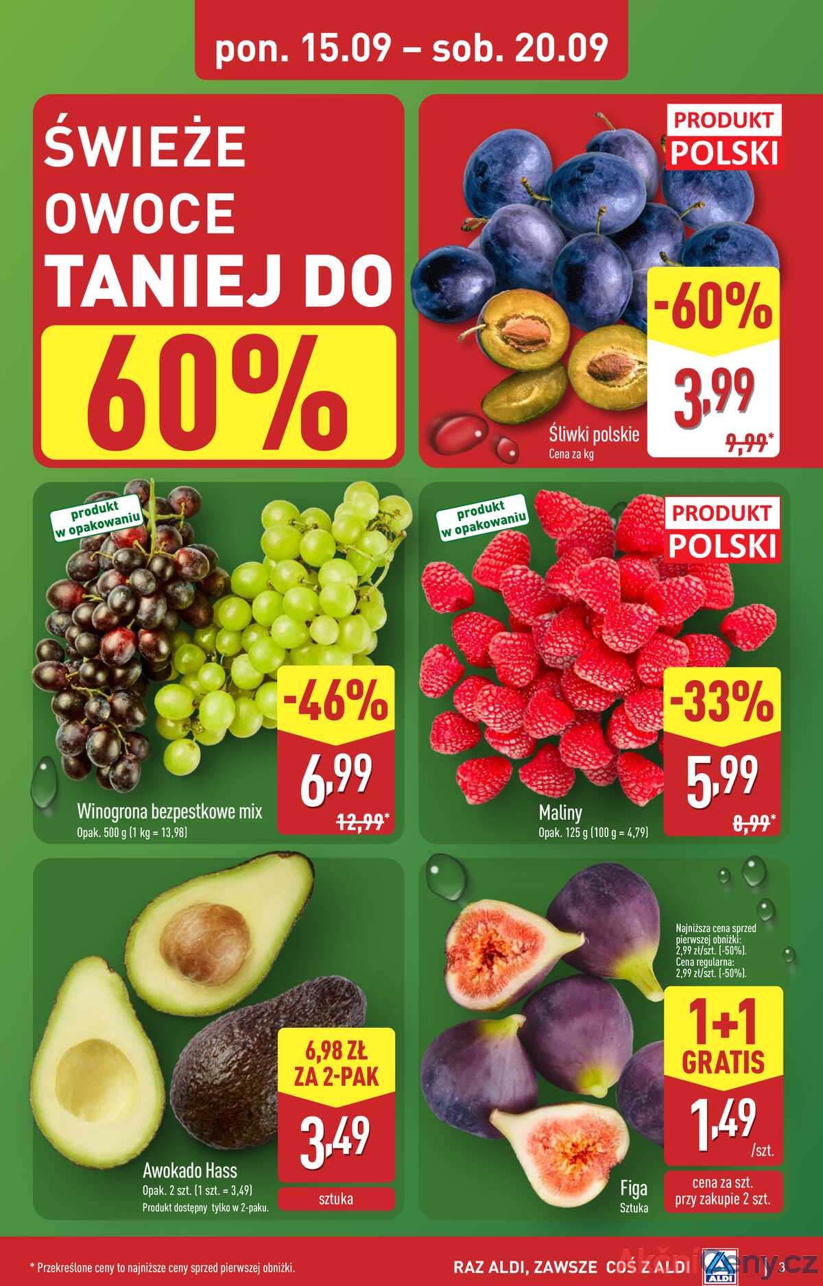 Leták Aldi Polsko 15.9.-20.9.2025 strana 3