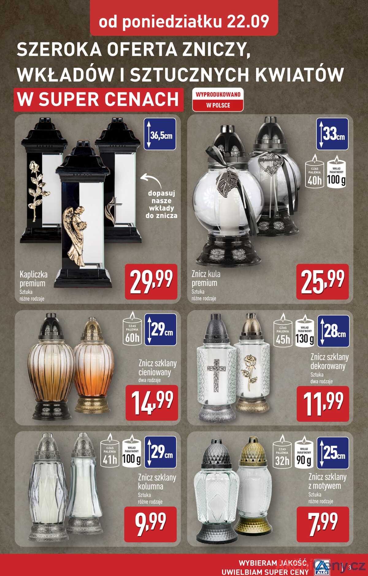 Leták Aldi Polsko 22.9.-28.9.2025 - Průmyslové výrobky a textil strana 3