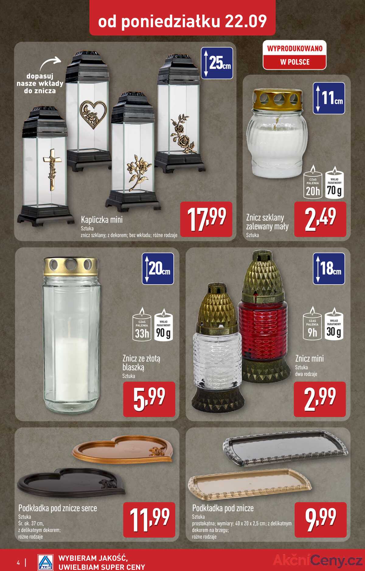 Leták Aldi Polsko 22.9.-28.9.2025 - Průmyslové výrobky a textil strana 4