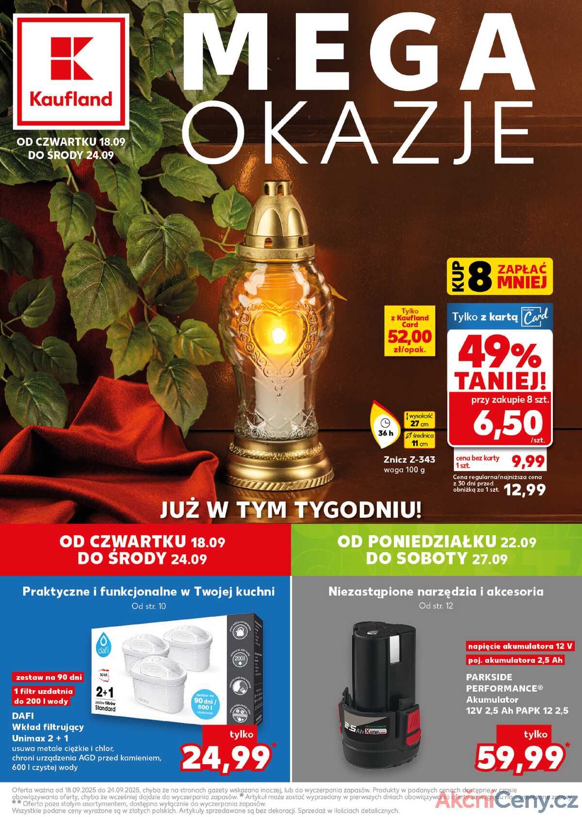 Leták Kaufland Polsko 18.9.-24.9.2025 strana 1