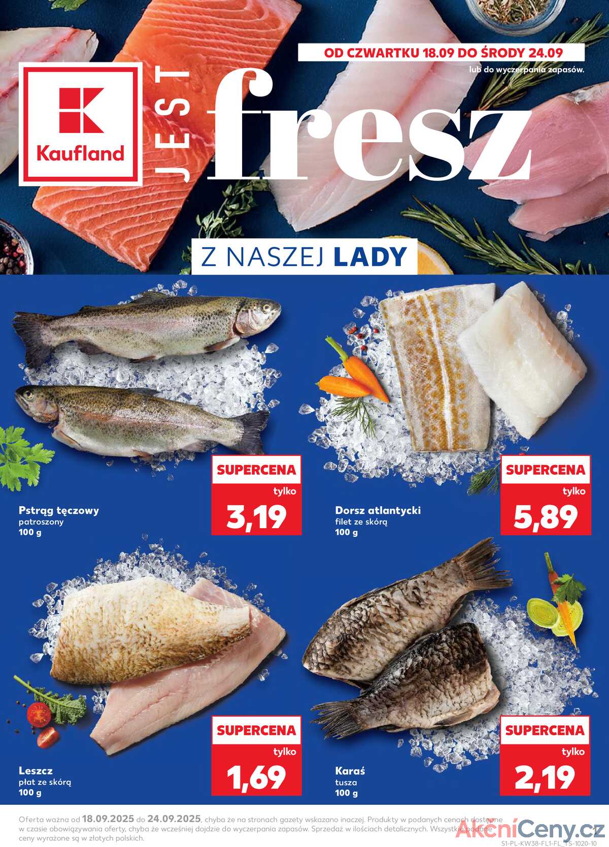Leták Kaufland Polsko 18.9.-24.9.2025 strana 1