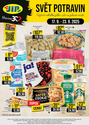 JIP Cash & Carry Brno, Praha, Ostrava, Jilemnice, Pardubice, Ostrava, Karlovy Vary, Olomouc a Zlín od 17.9. do 23.9.2025