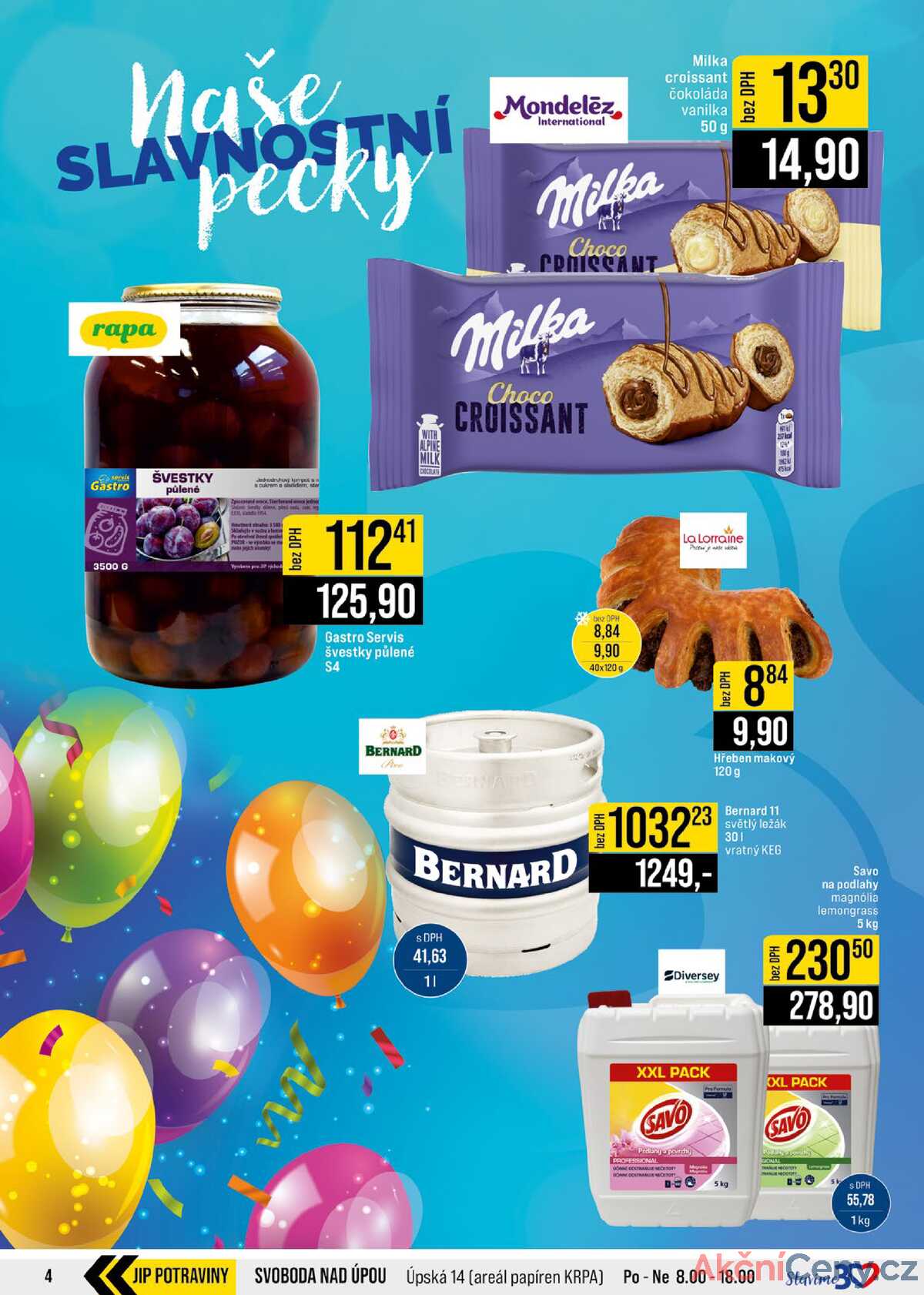 JIP Cash & Carry České Budějovice, Most, Náchod, Polička, Sušice a Svoboda nad Úpou od 17.9. do 23.9.2025 strana 4