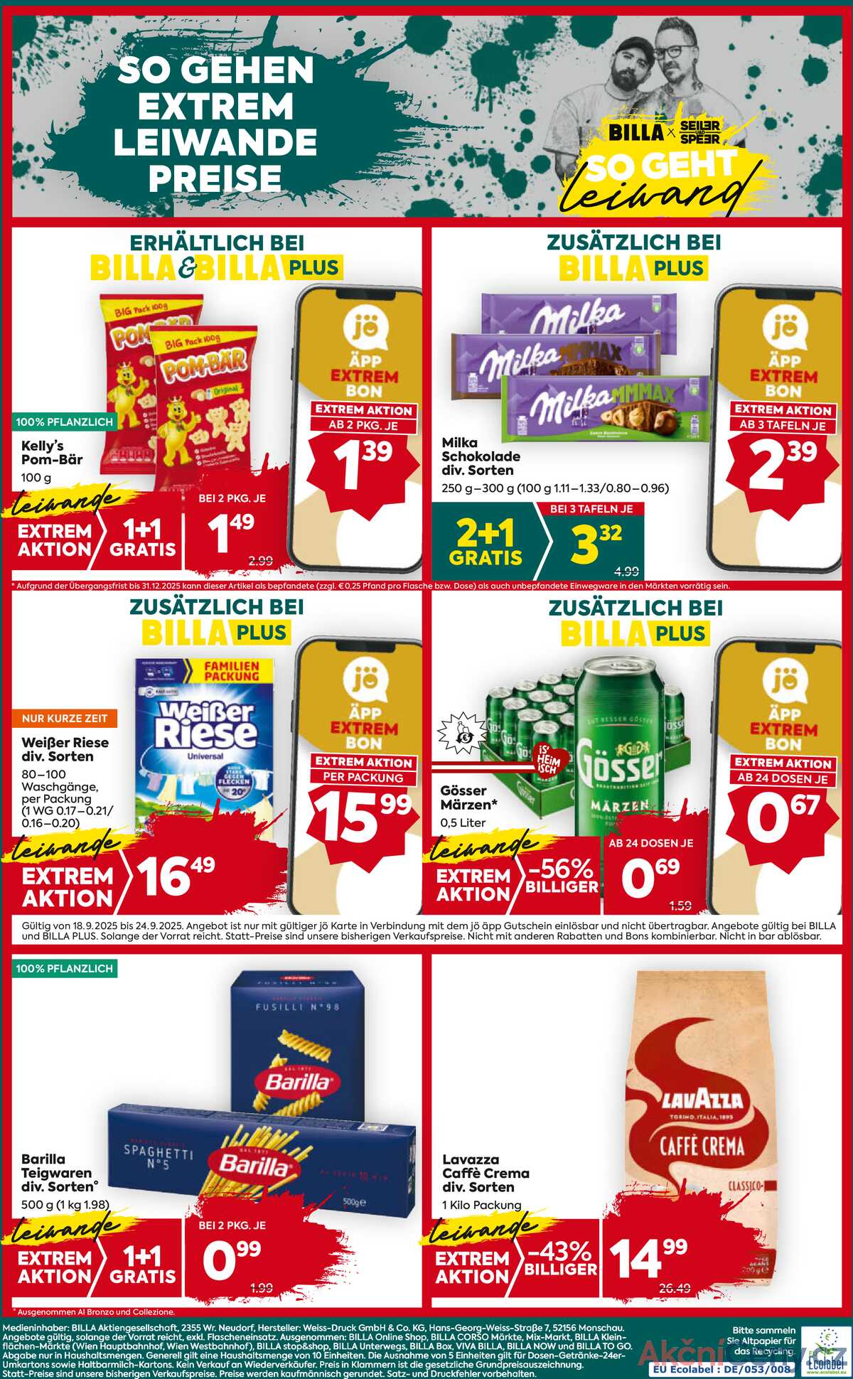 Leták BILLA Rakousko 18.9.-24.9.2025 - BILLA PLUS strana 16