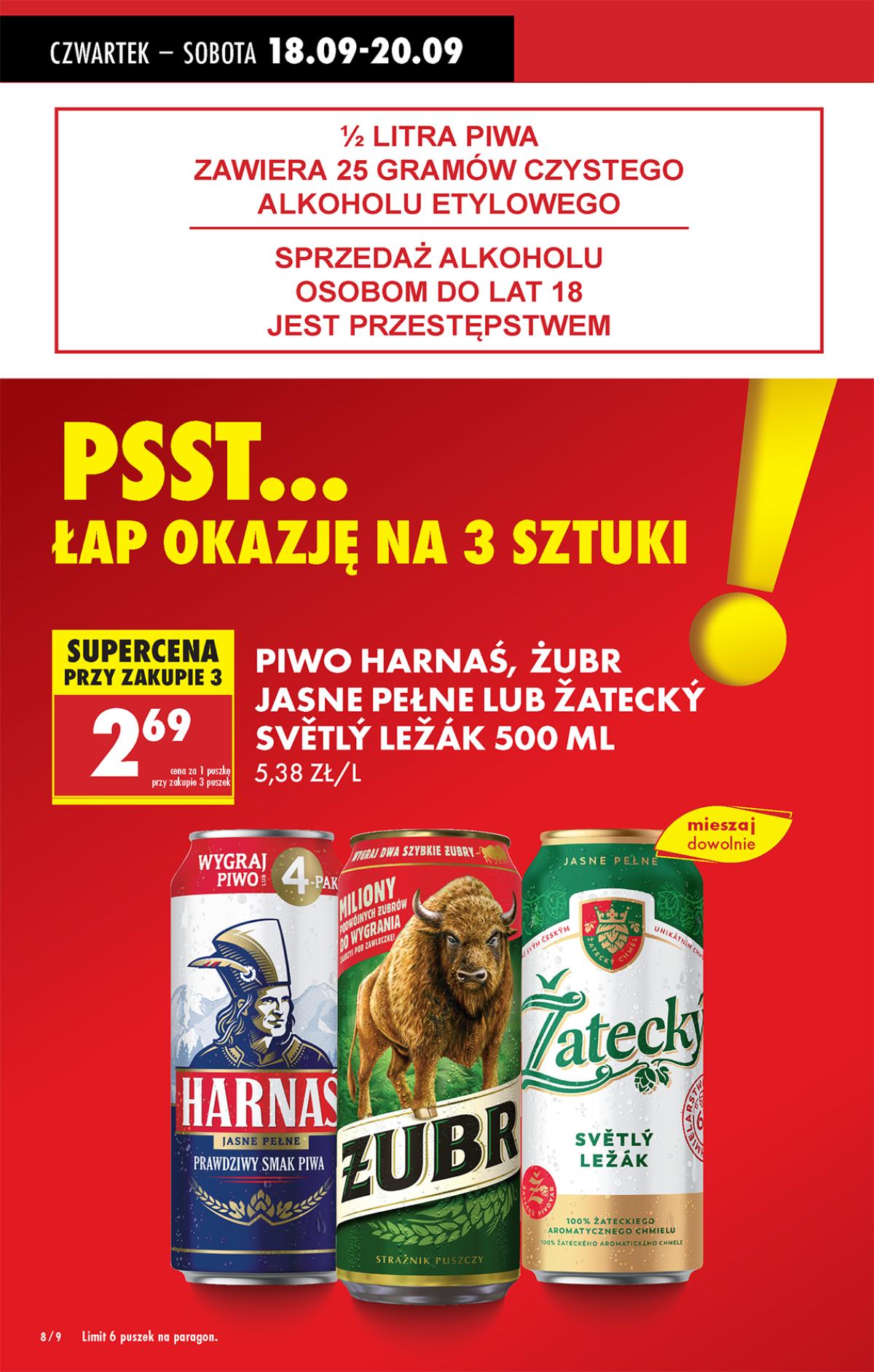 Leták Biedronka Polsko 18.9.-24.9.2025 strana 8