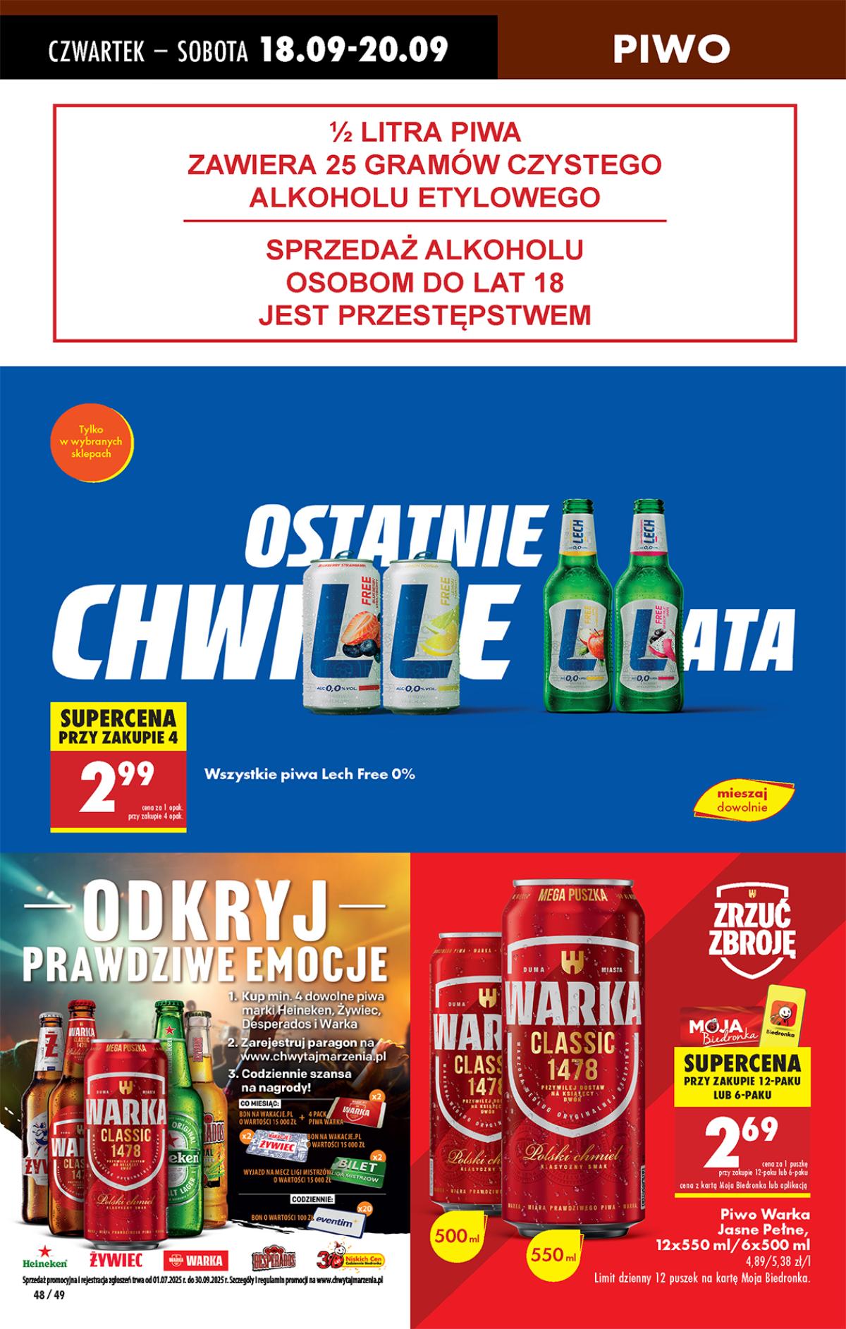 Leták Biedronka Polsko 18.9.-24.9.2025 strana 62