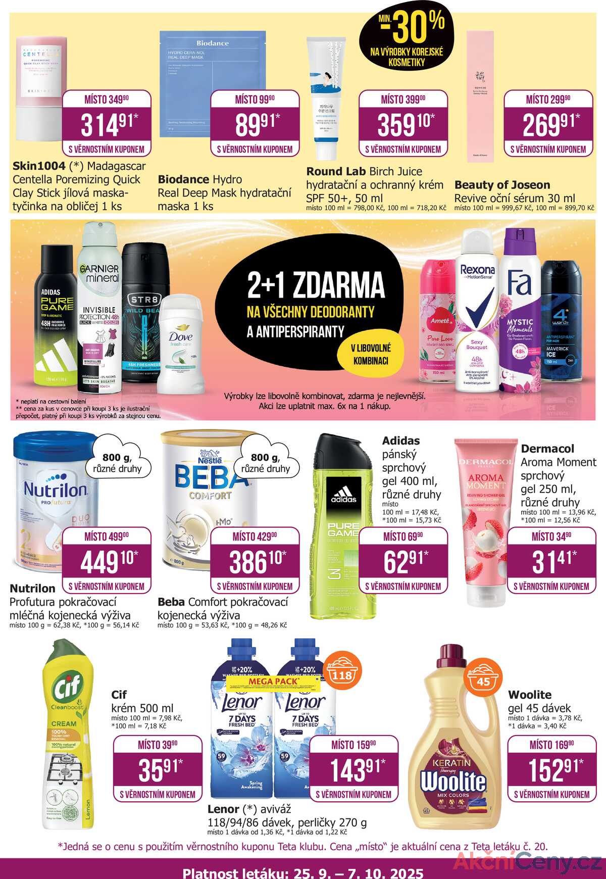 Teta drogerie Teta klub od 25.9. do 7.10.2025 strana 2