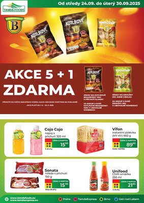 Tamda Foods letáky