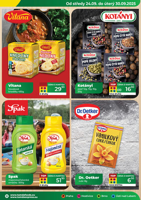 Tamda Foods od 24.9. do 30.9.2025