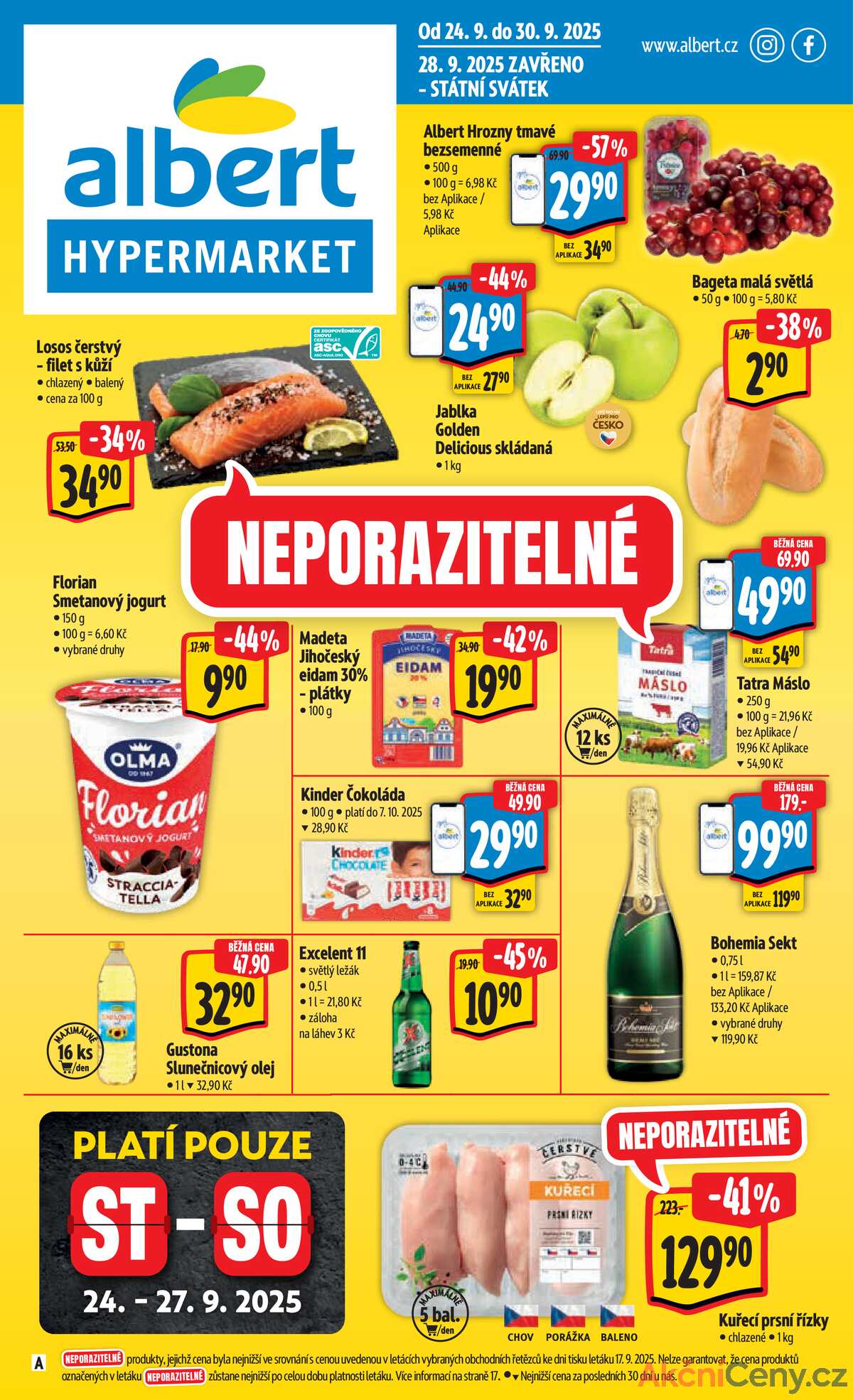 Albert  Hypermarket od 24.9. do 30.9.2025 strana 1