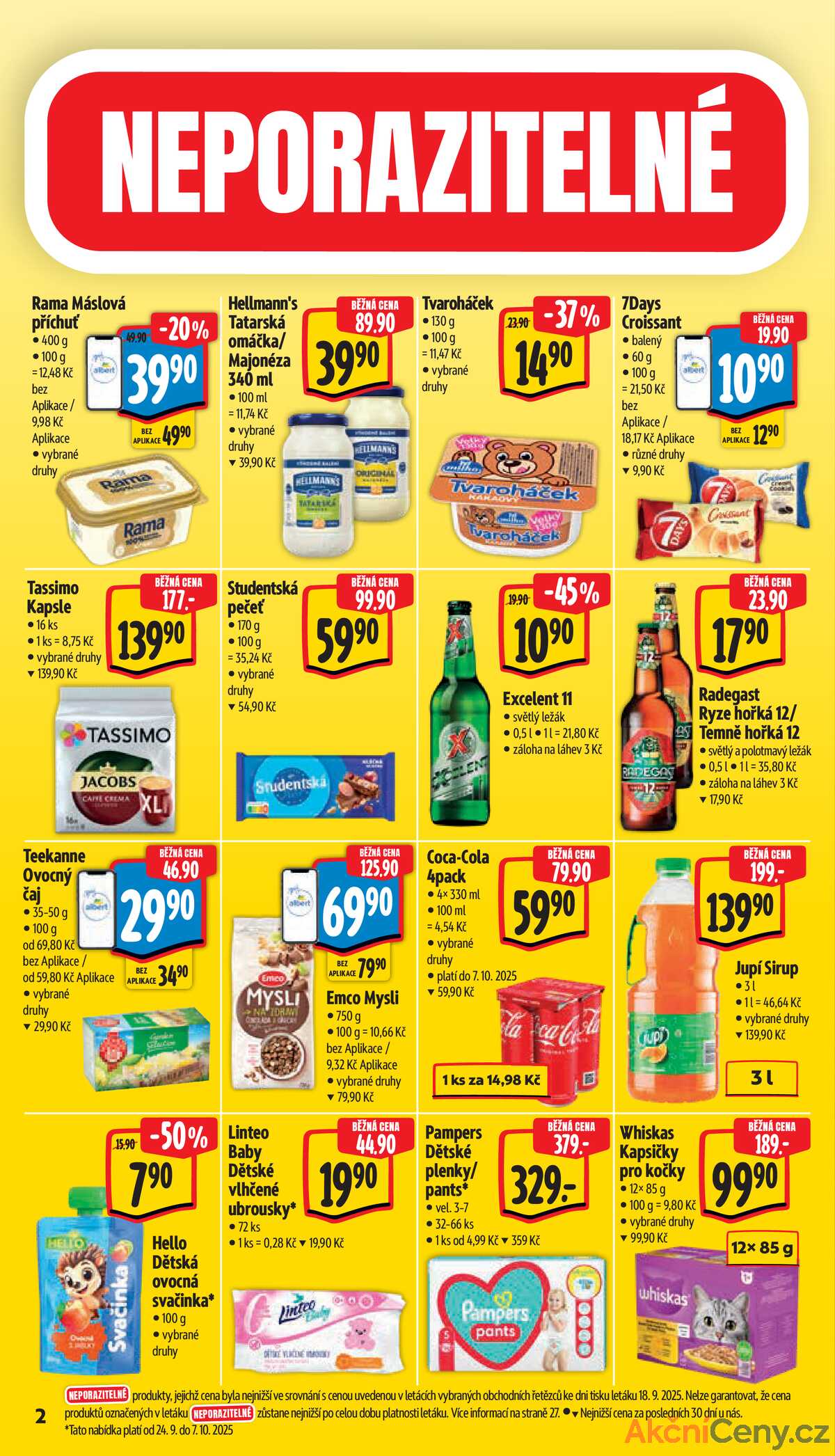 Albert Supermarket od 24.9. do 30.9.2025 strana 2