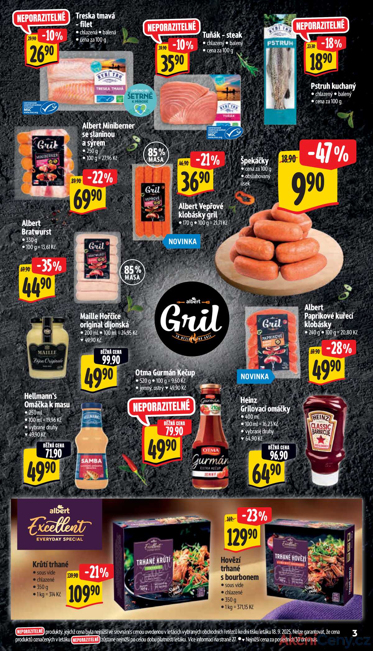 Albert Supermarket od 24.9. do 30.9.2025 strana 3