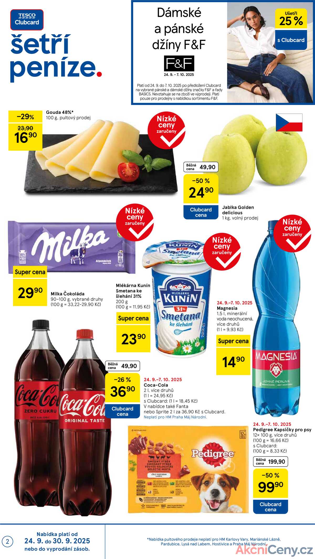 Tesco malé hypermarkety od 24.9. do 30.9.2025 strana 2