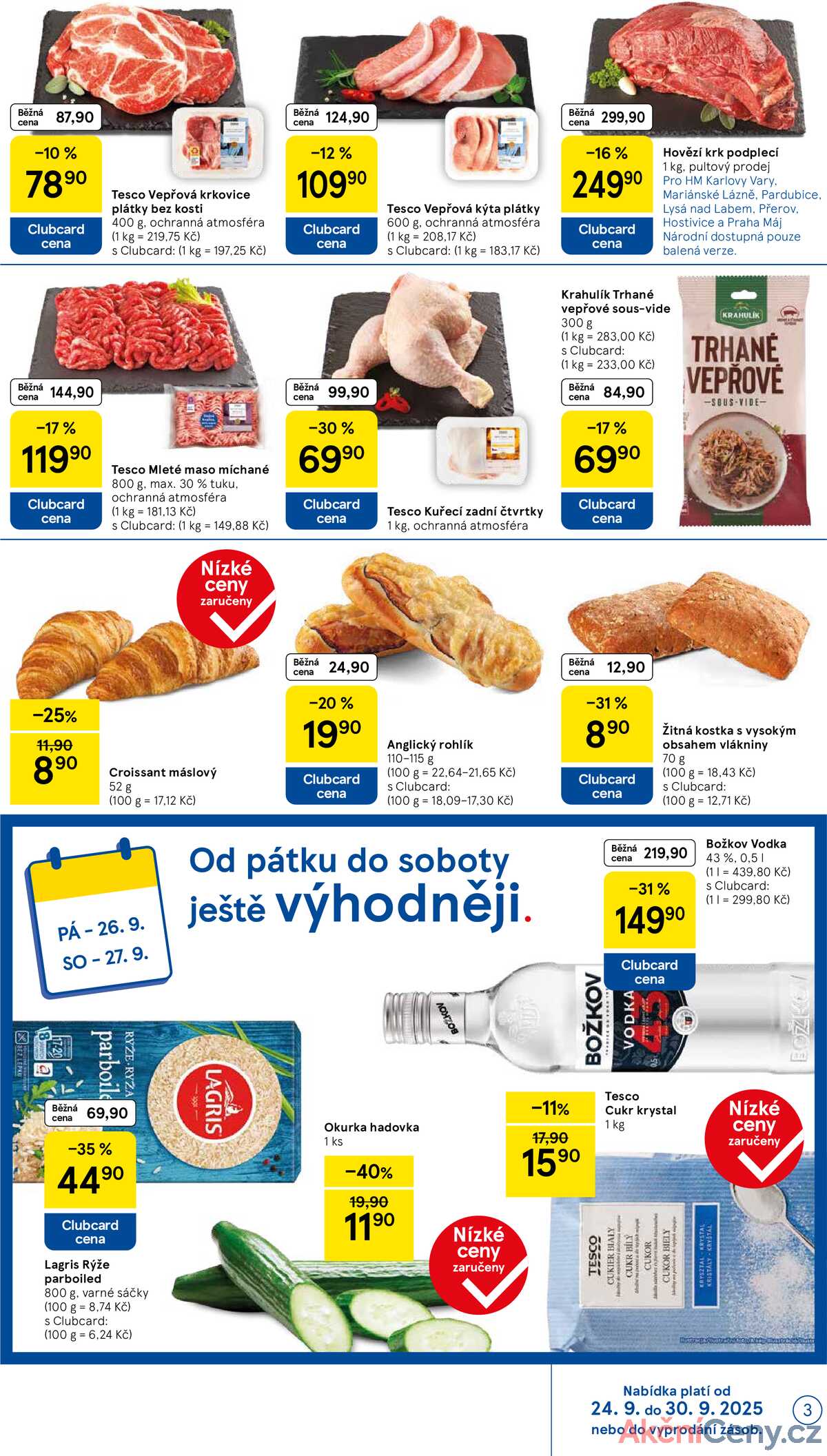 Tesco malé hypermarkety od 24.9. do 30.9.2025 strana 3