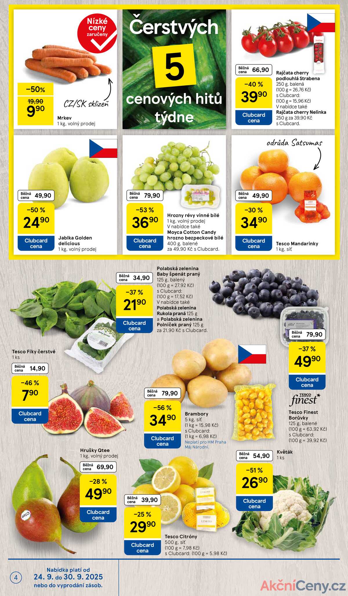 Tesco malé hypermarkety od 24.9. do 30.9.2025 strana 4