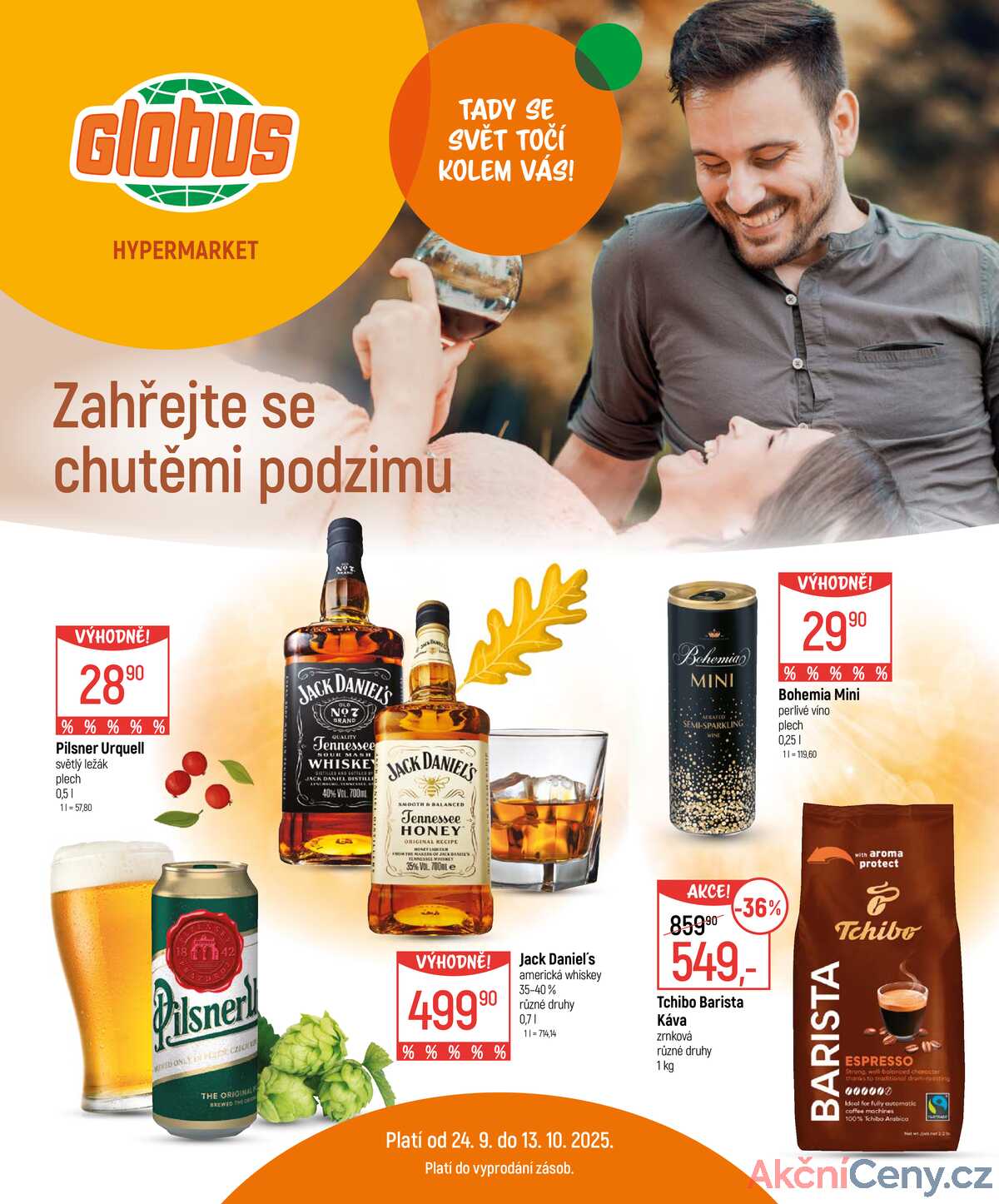 Akční leták Globus 24.9. - 13.10.2025 - Globus Havířov strana 1