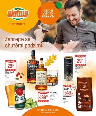 Akční leták Globus 24.9. - 13.10.2025 - Globus Olomouc