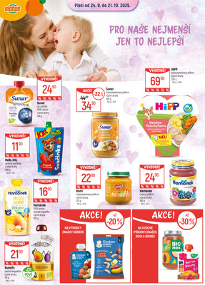 Akční leták Globus 24.9. - 21.10.2025 - Globus Brno Ivanovice