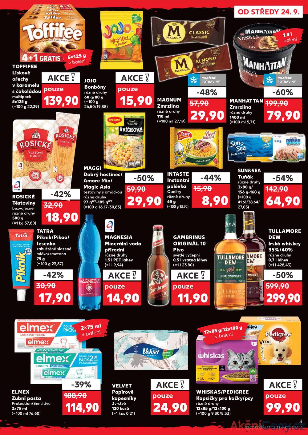 Leták Kaufland - Kaufland 24.9. - 30.9. - Kaufland - Olomouc - Hněvotínská - strana 3
