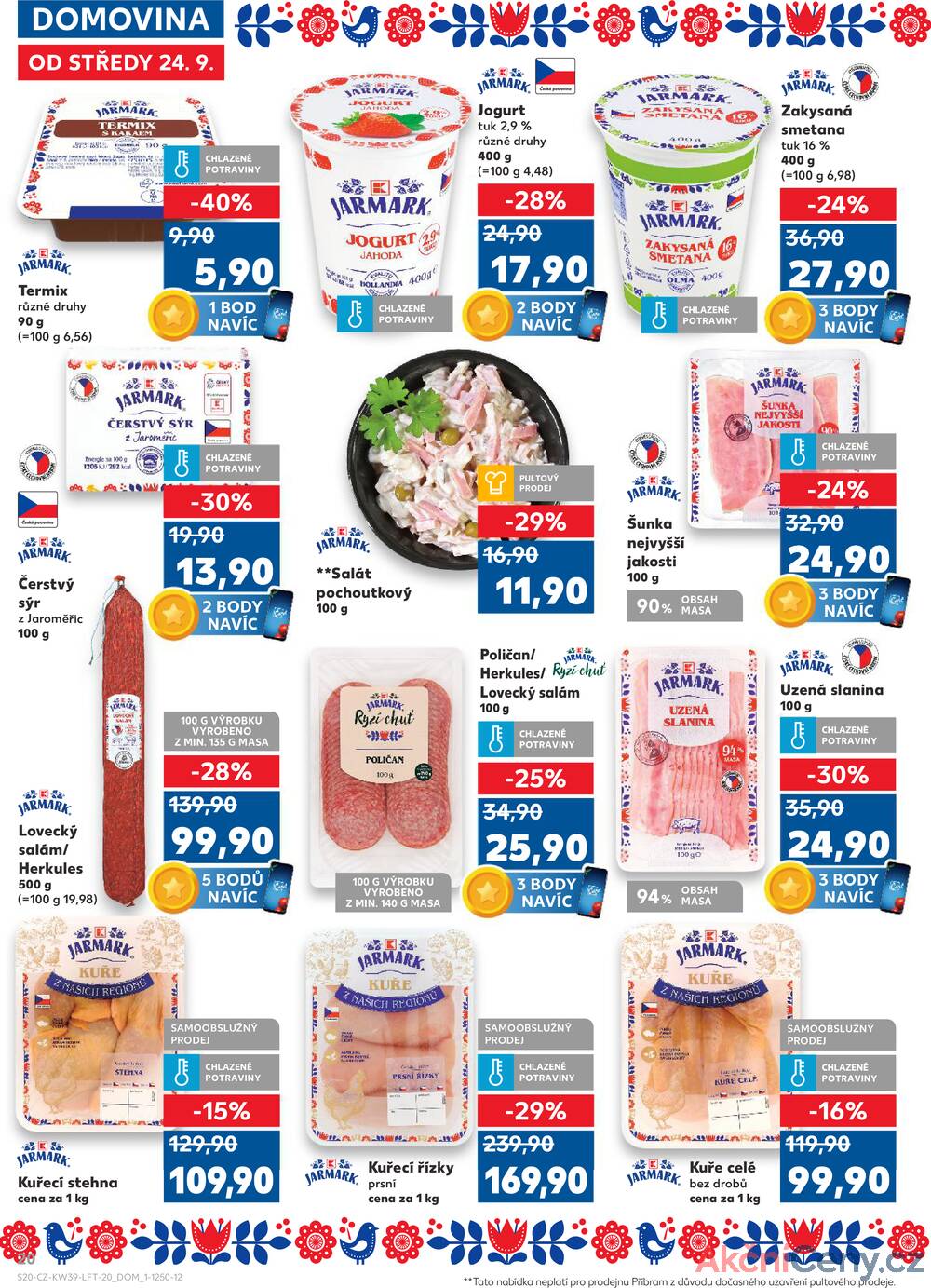 Leták Kaufland - Kaufland 24.9. - 30.9. - Kaufland - Rakovník (ul. Luženská) - strana 20