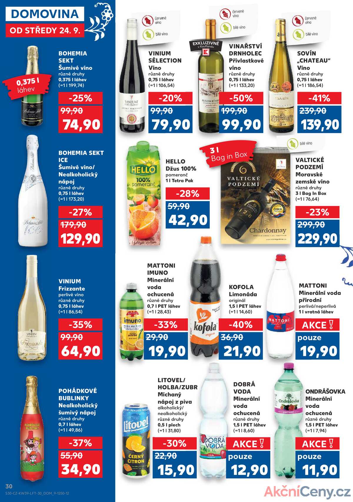 Kaufland 24.9. - 30.9. - Kaufland - Přerov Lýsky strana 30