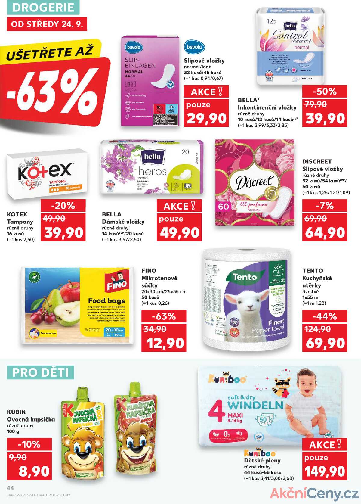 Kaufland 24.9. - 30.9. - Kaufland - Přerov Lýsky strana 44