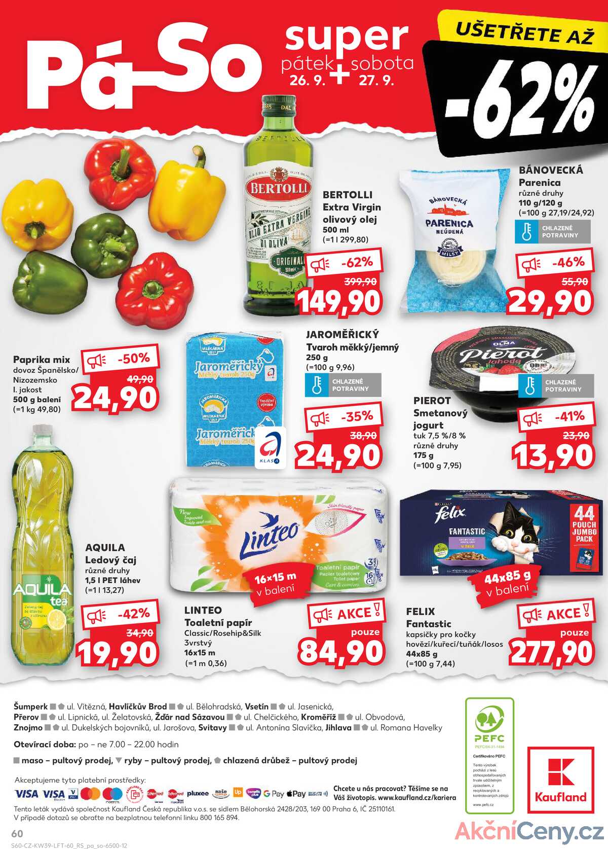 Kaufland 24.9. - 30.9. - Kaufland - Přerov Lýsky strana 60