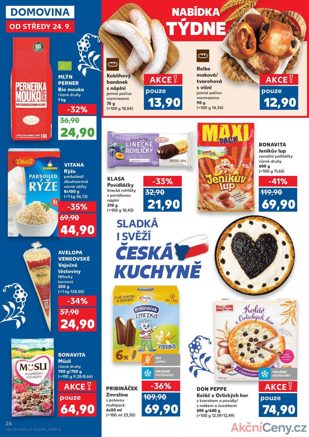 Leták Kaufland - Kaufland 24.9. - 30.9. - Kaufland - Brandýs nad Labem - strana 26