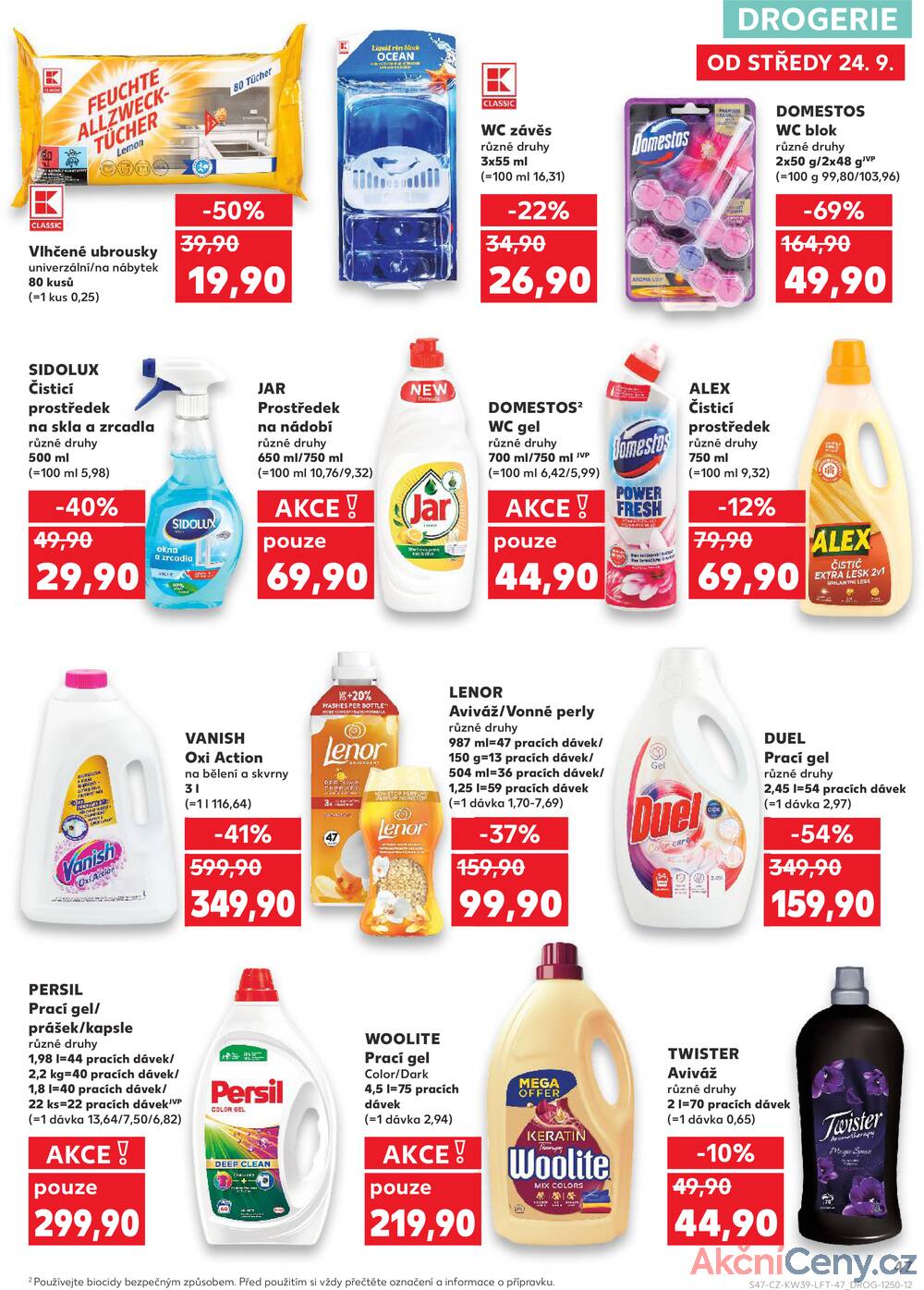 Leták Kaufland - Kaufland 24.9. - 30.9. - Kaufland - Brandýs nad Labem - strana 47