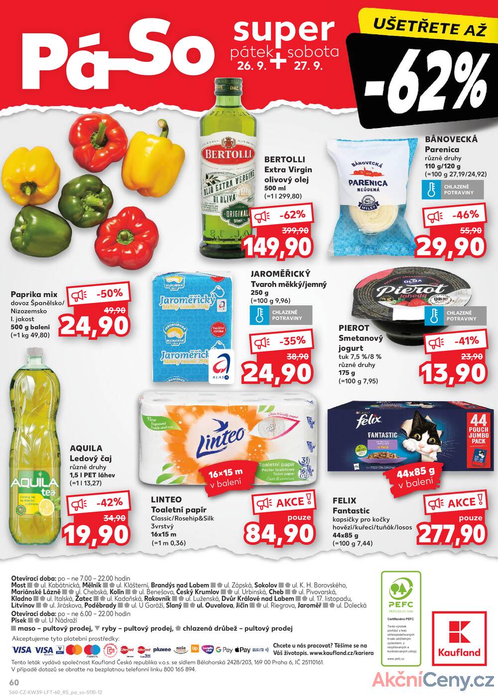 Leták Kaufland - Kaufland 24.9. - 30.9. - Kaufland - Brandýs nad Labem - strana 60