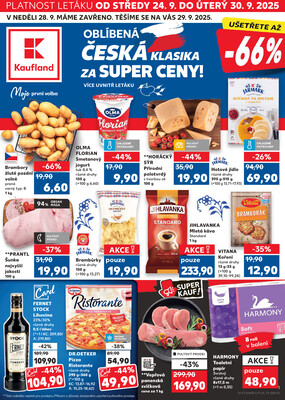 Leták Kaufland 24.9. - 30.9. - Kaufland - Brandýs nad Labem