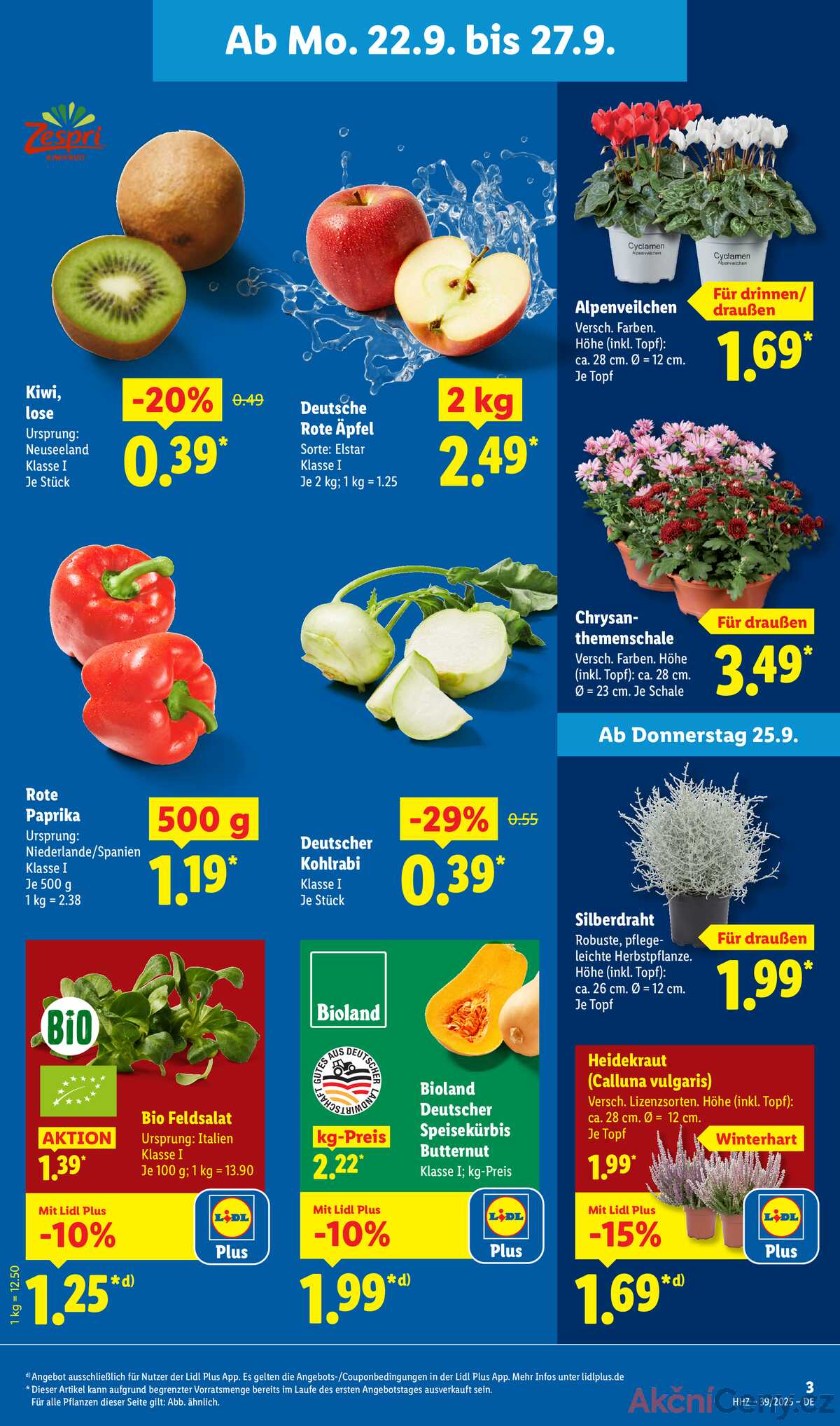 Leták Lidl Německo 22.9.-27.9.2025 strana 3