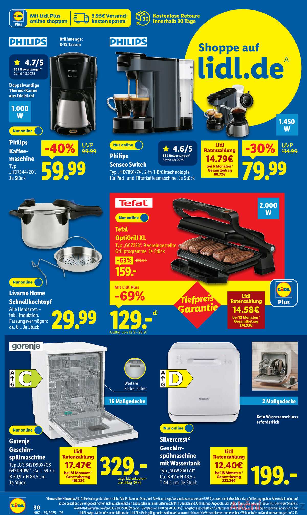 Leták Lidl Německo 22.9.-27.9.2025 strana 4