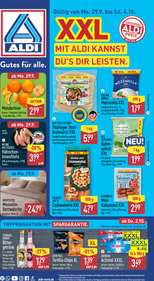 Leták ALDI Německo 29.9.-5.10.2025