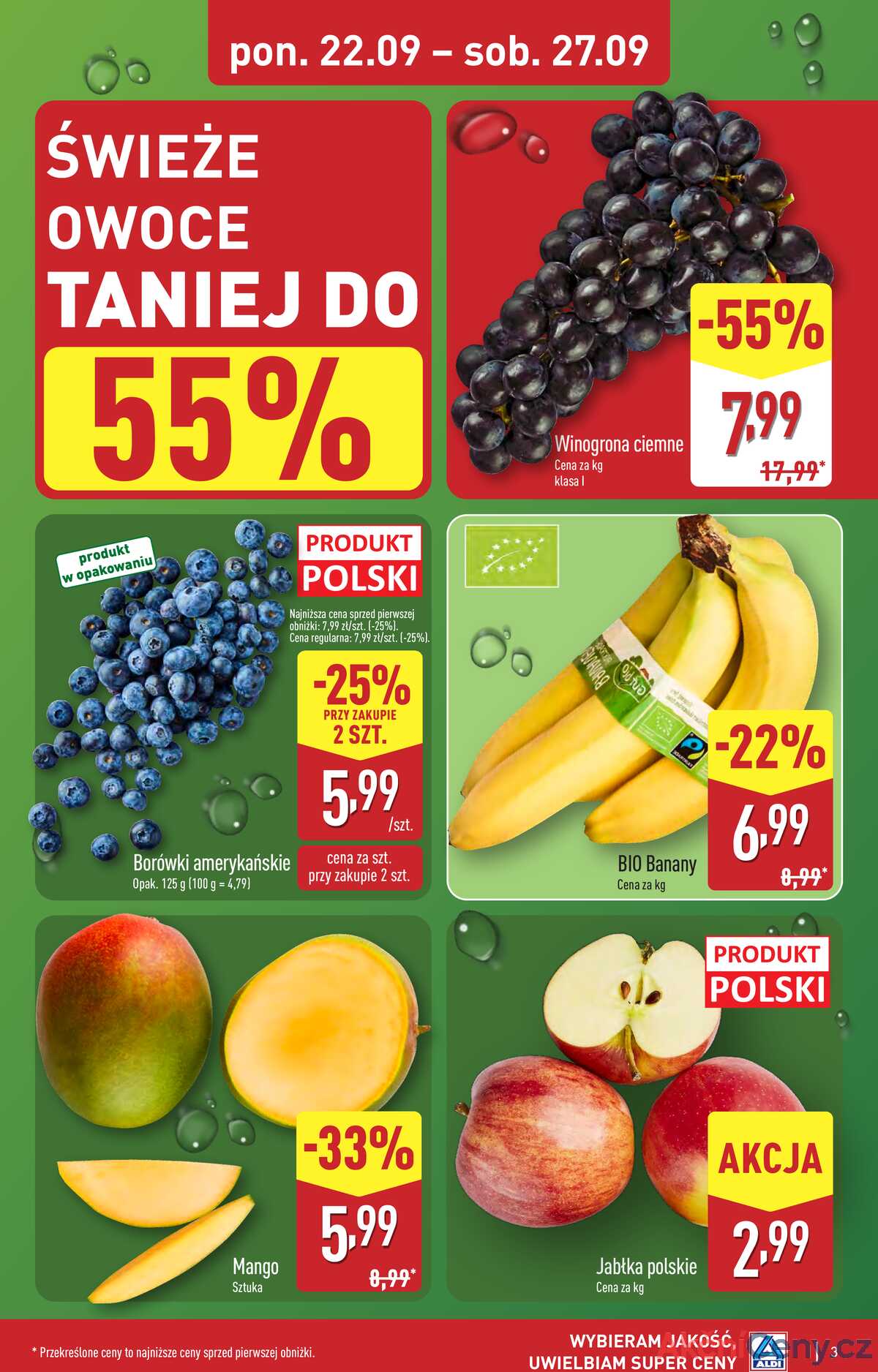 Leták Aldi Polsko 22.9.-27.9.2025 - Úplná nabídka strana 3