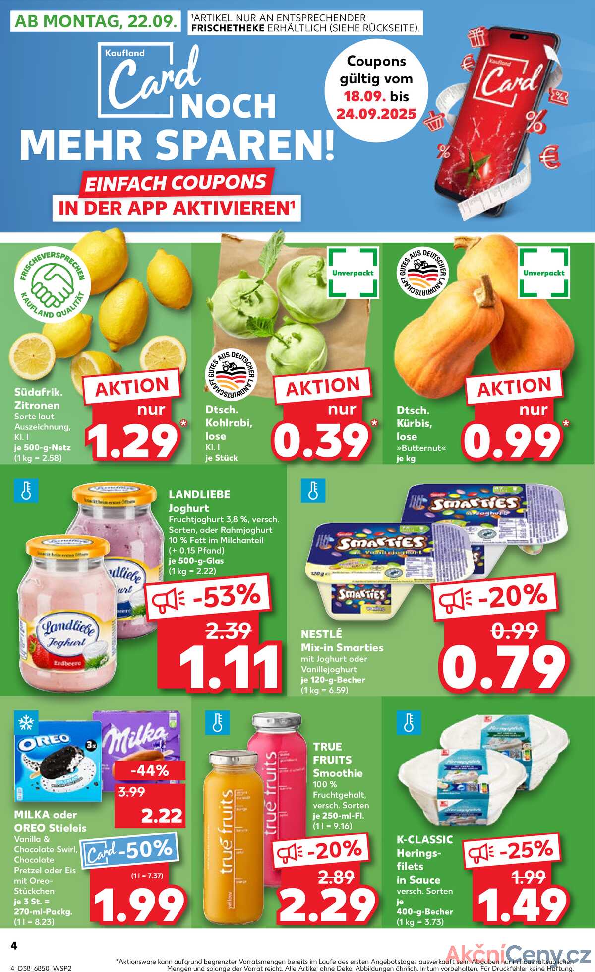 Leták Kaufland Německo 21.9.-24.9.2025 strana 4