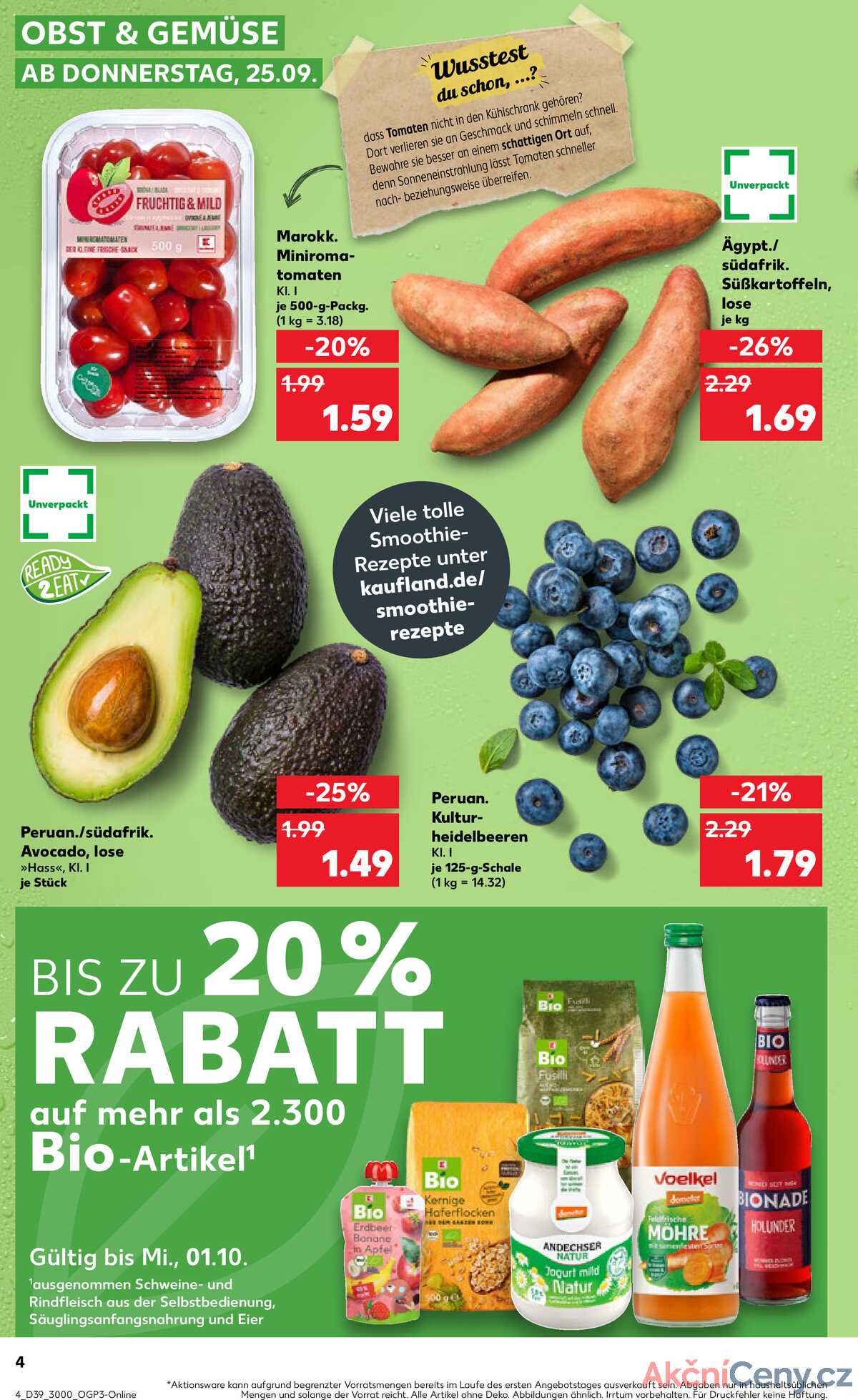 Leták Kaufland Německo 25.9.-1.10.2025 strana 4