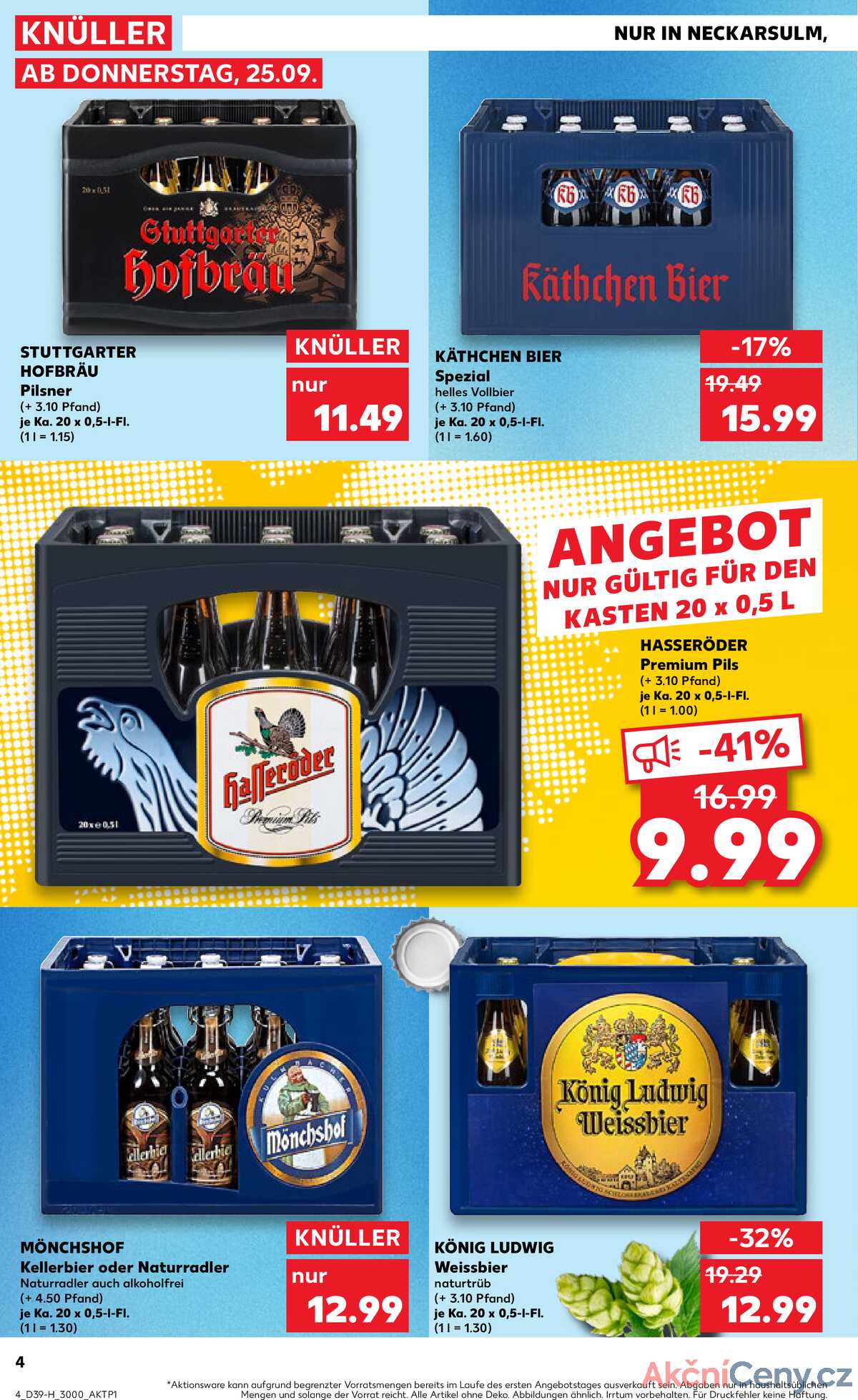 Leták Kaufland Německo 25.9.-1.10.2025 strana 4