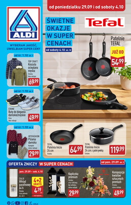 Leták Aldi Polsko 29.9.-5.10.2025 - Průmyslové výrobky a textil