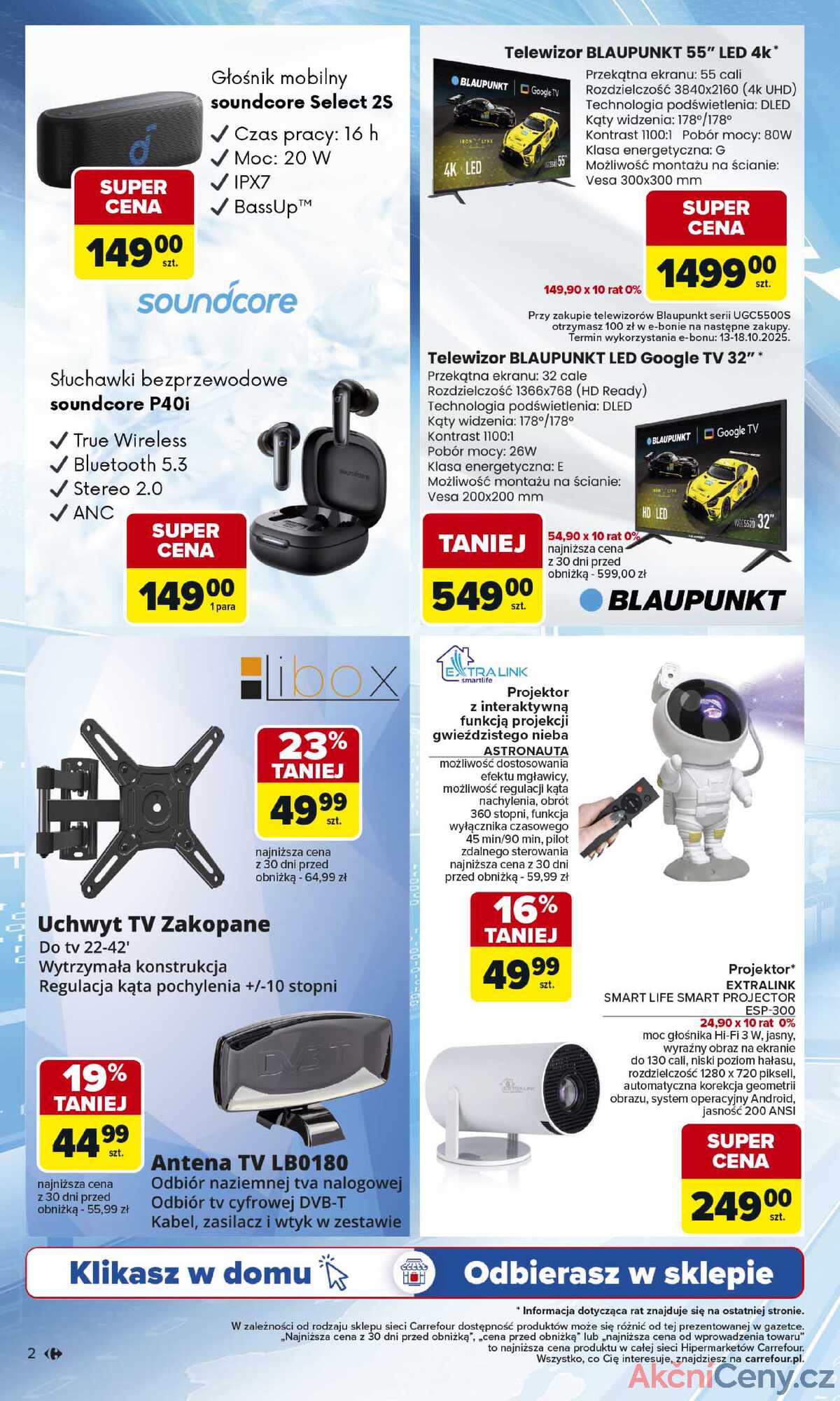 Leták Carrefour Polsko 22.9.-11.10.2025 - Známé a oblíbené značky strana 2