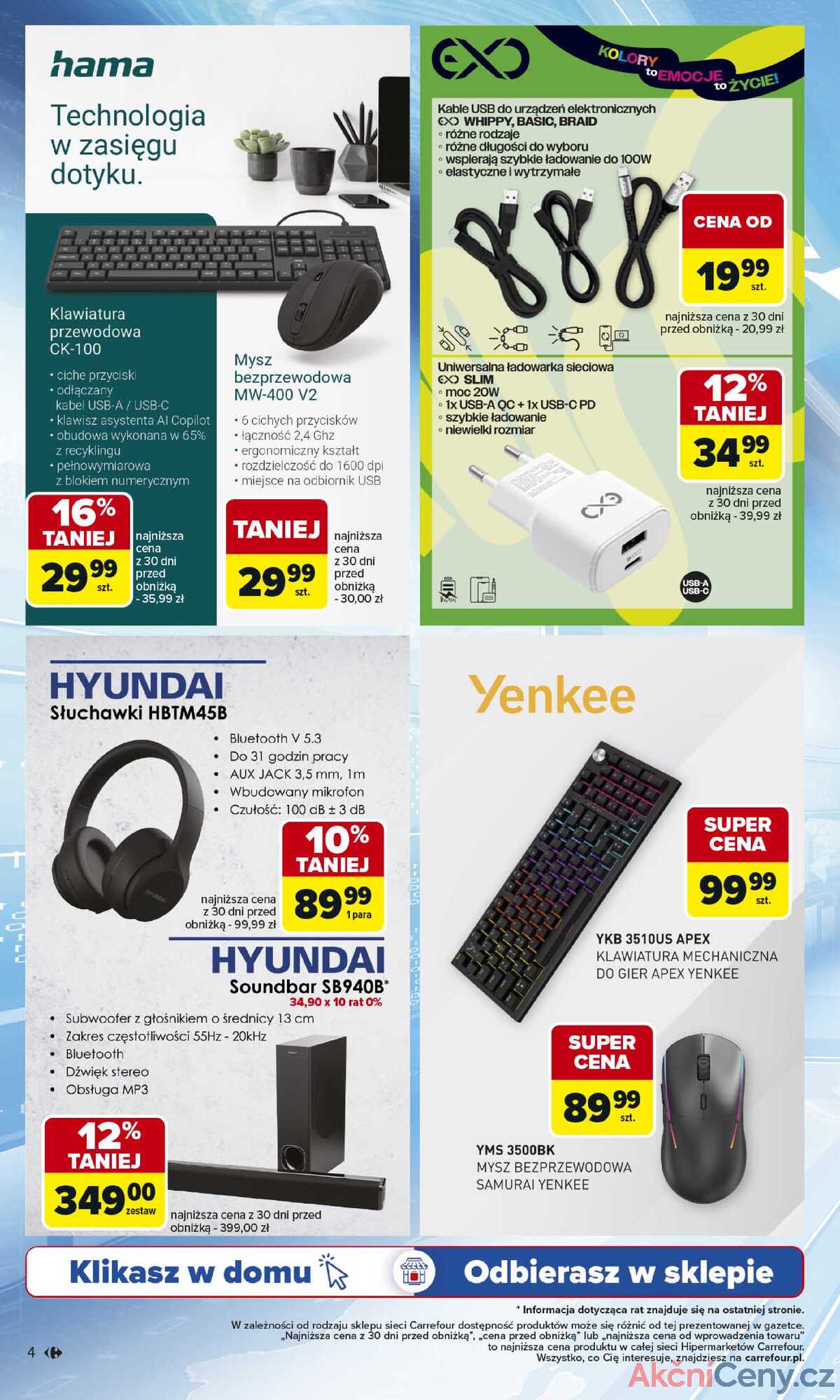 Leták Carrefour Polsko 22.9.-11.10.2025 - Známé a oblíbené značky strana 4