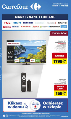 Leták Carrefour Polsko 22.9.-11.10.2025 - Známé a oblíbené značky