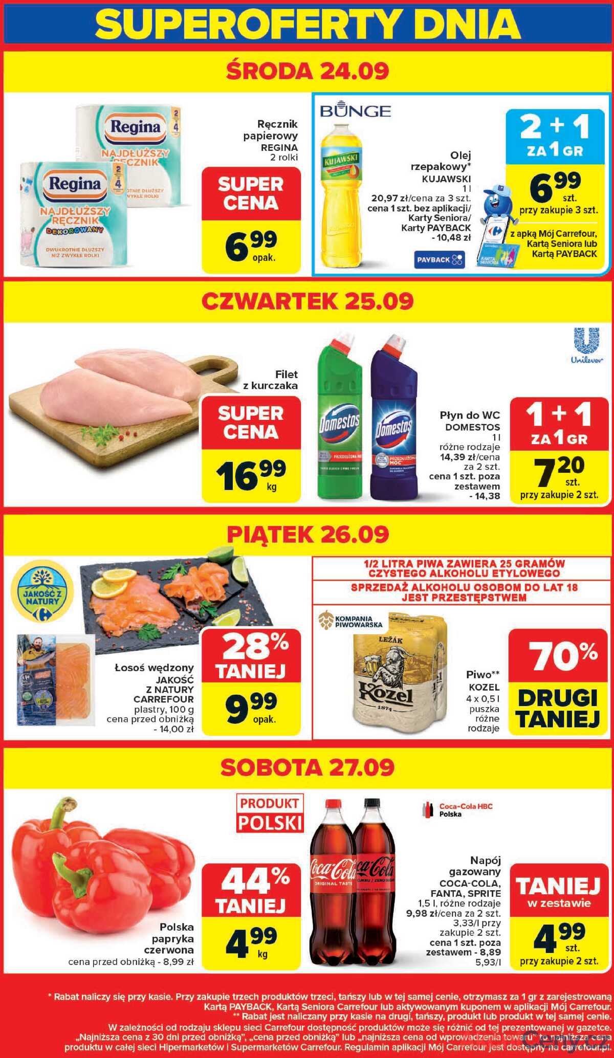 Leták Carrefour Polsko 22.9.-27.9.2025 - Změnili jsme se pro vás - Oświęcim strana 4